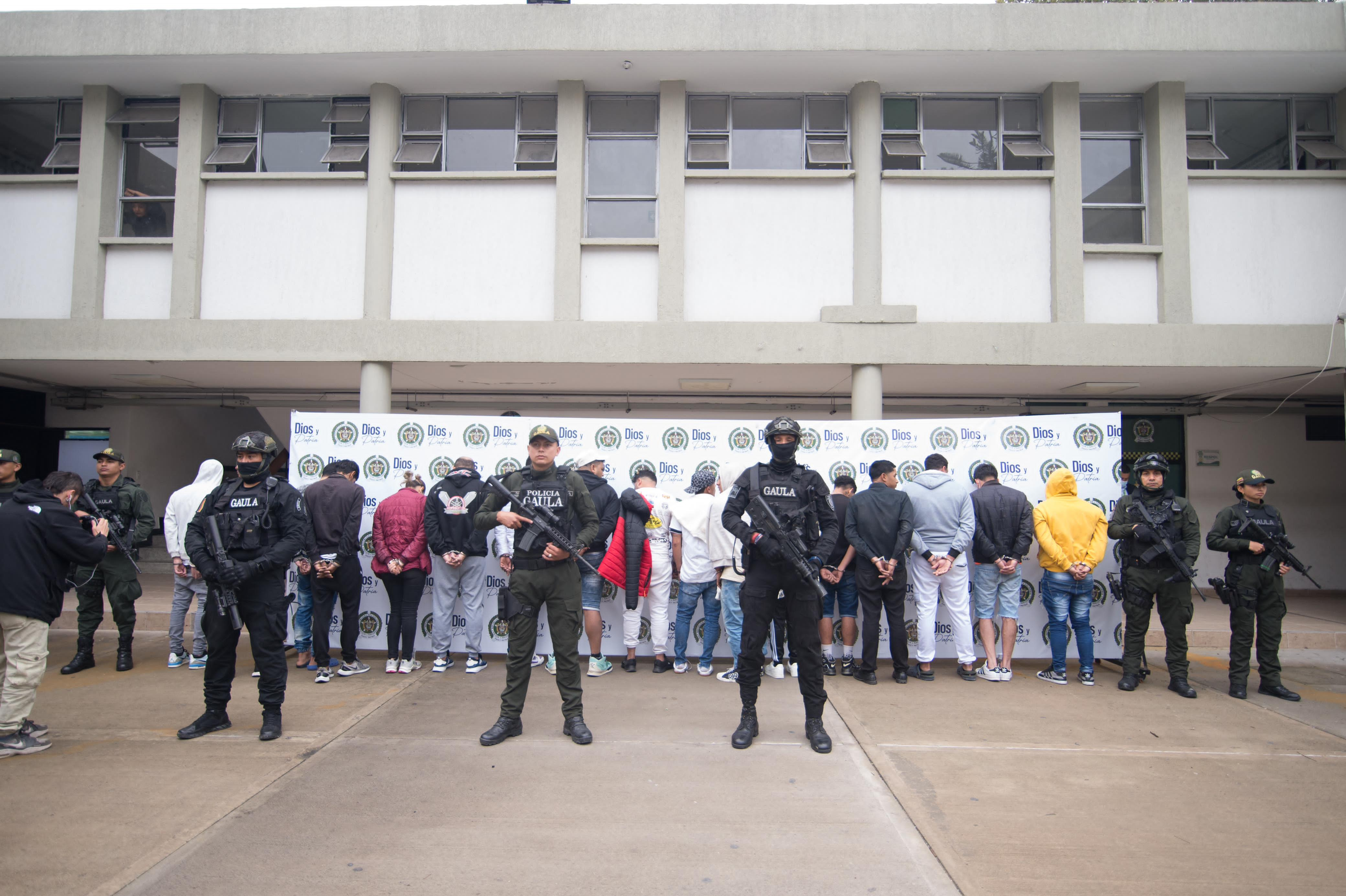 Capturan A 20 Integrantes Del Tren De Aragua En Bogotá 2531